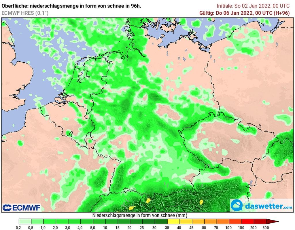 Schneedecke ecmwf Schneedecke ecmwf