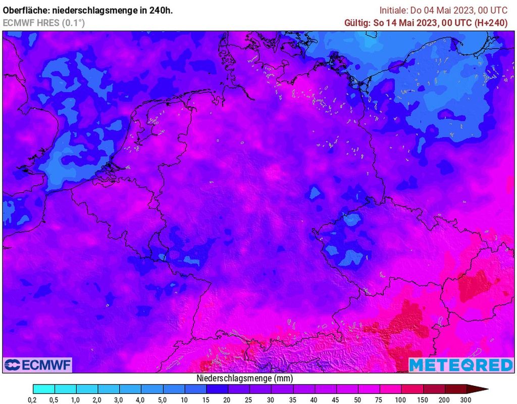 sintflut, deutschland, ecmwf