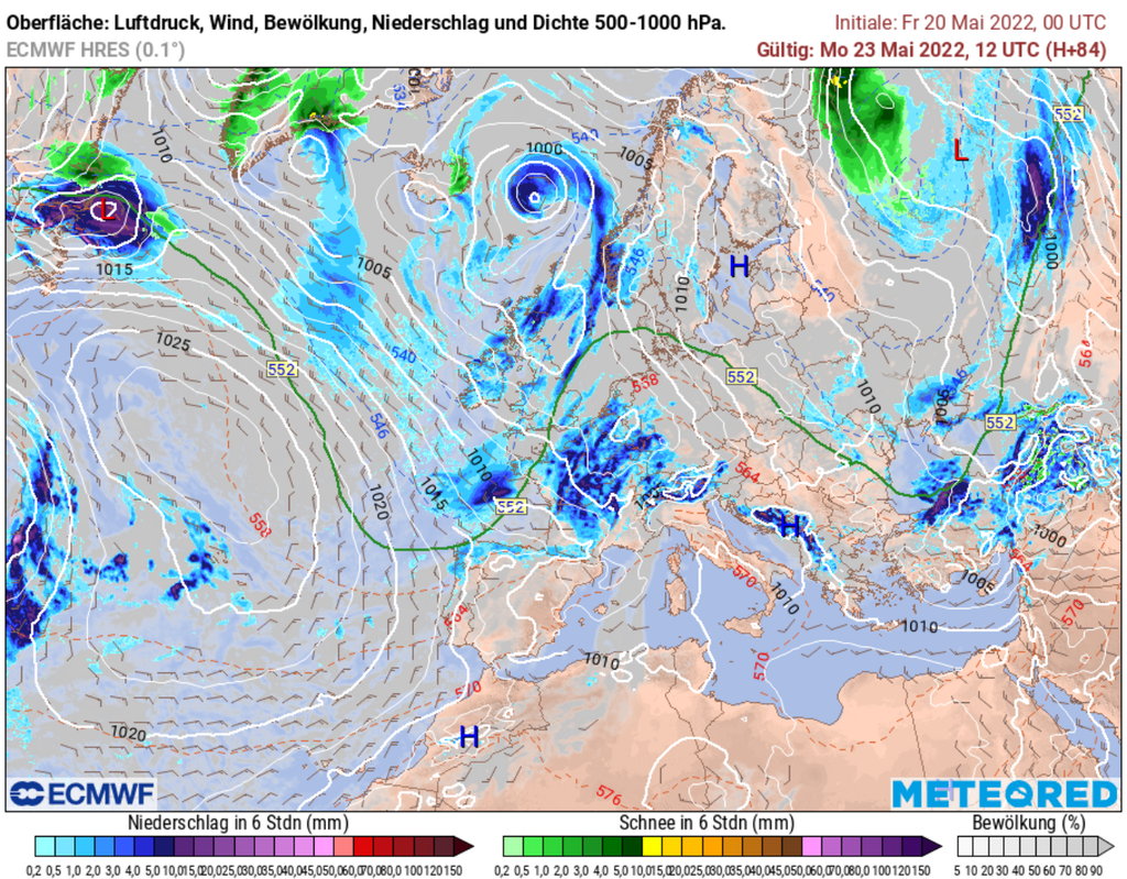 Wetterlage nächsten Montag Wetterlage nächsten Montag