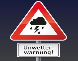 Akute Unwetterwarnung: In diesen Regionen warnt der Deutsche Wetterdienst vor extremer Hitze und schweren Gewittern. 