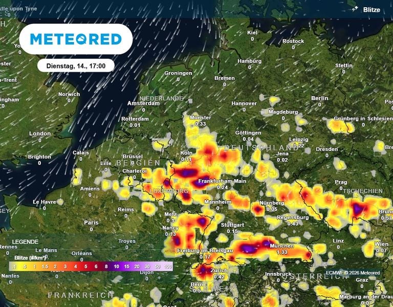 Unwetterwarnung - Wetterforscher r&auml;tselt: &bdquo;Kommt jetzt die gro&szlig;e Abk&uuml;hlung &ndash; und die Erl&ouml;sung von der D&uuml;rre???