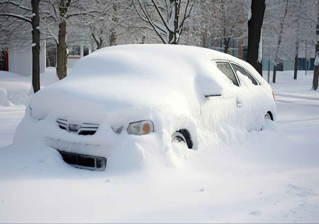 viel schnee, winter, deutschland