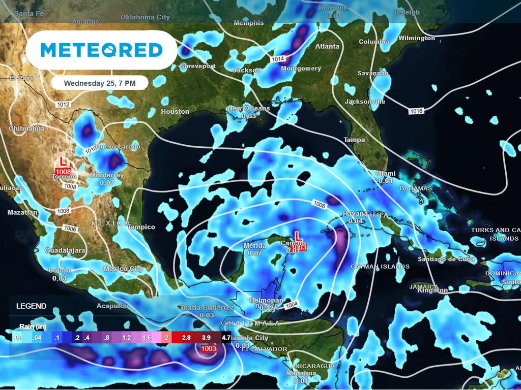 Models are suggesting possible tropical development in the Gulf of Mexico next week.