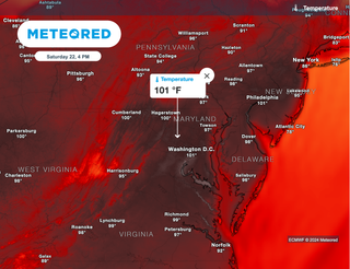 US Weather this Weekend: Heat wave to shift into the Mid Atlantic states with some decent rain expected for the Midwest