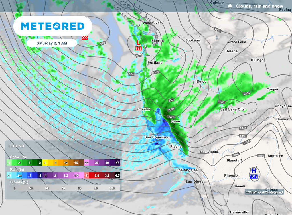 US Weather This Weekend: Heavy Rain and Snow Expected in California ...