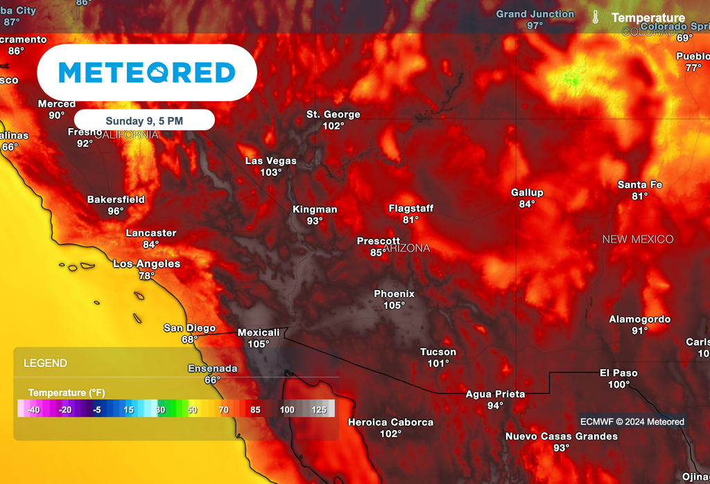 US Weather This Weekend Hot Temperatures to Continue in the West and