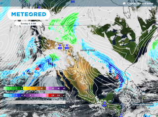 US Weekend Weather: The Atmospheric River on the West Coast Pushes East Providing Fuel for Eastern US Storms