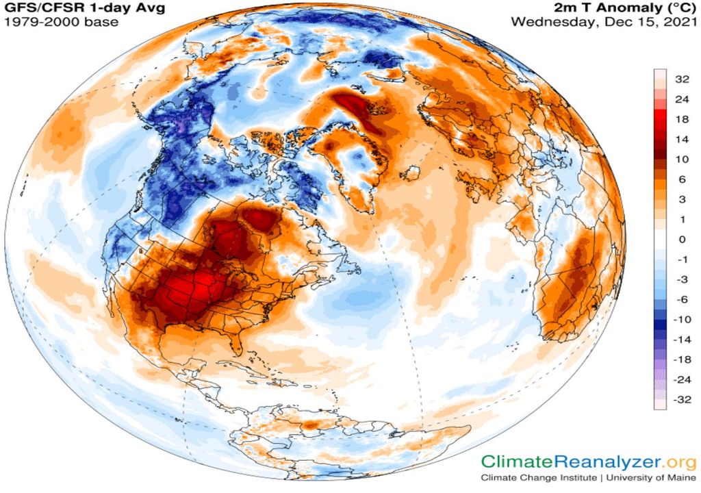 Ola de calor invernal