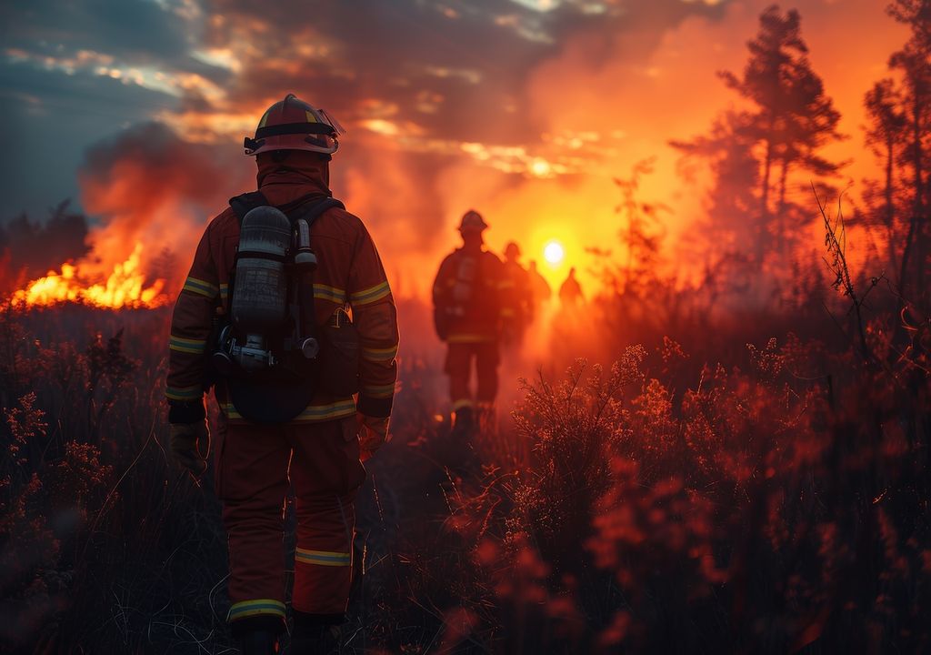 Erkennen, Waldbränden, Schäden, Menschen,Eigentum