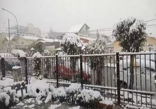 Ushuaia amanece cubierta de nieve y ¡en vísperas del verano!