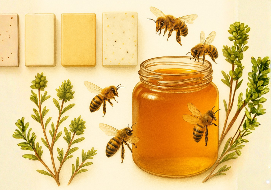 El Quillay (Quillaja saponaria), árbol nativo de Chile, aporta saponinas para jabones naturales, flores para la producción de miel y compuestos usados en medicina y vacunas.