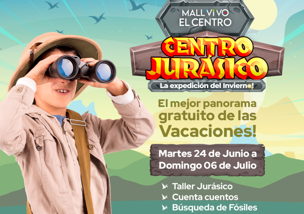 Centro Jurásico, vacaciones de invierno en Santiago. Centro Jurásico, vacaciones de invierno en Santiago.