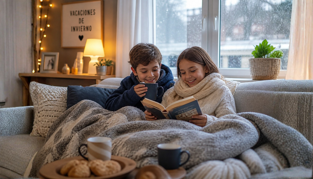 Vacaciones de invierno en casa: abrigo, descanso y tiempo en familia marcan el ritmo durante el periodo más frío del año.