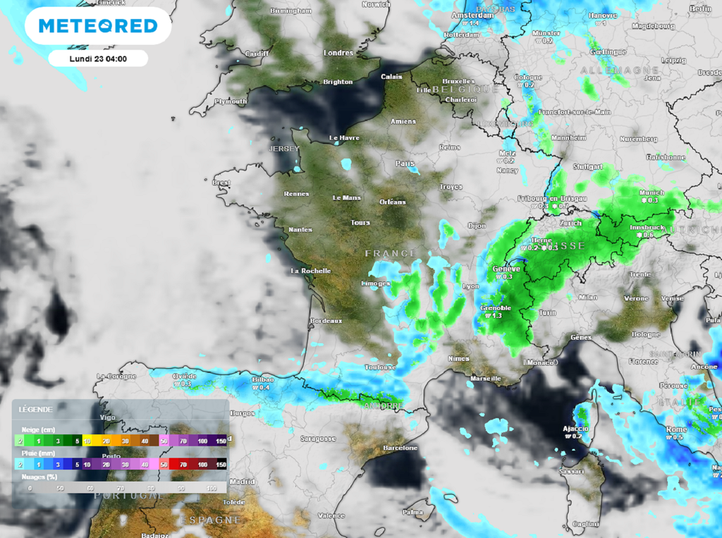 La perturbation attendue entre lundi et mardi apportera de nouvelles chutes de neige en montagne, de bon augure pour la 1ère semaine des vacances.