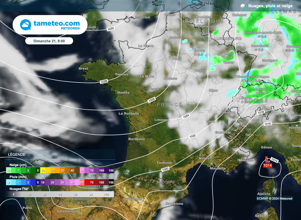 On surveillera les éclaircies nocturnes dès ce week-end : des gelées matinales sont possibles jusqu'en plaine.