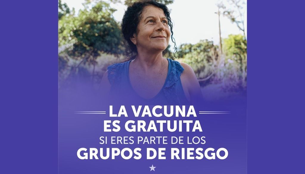 Gráfica campaña Minsal La campaña llega en medio de una temporada donde las autoridades insisten en aumentar la cobertura de vacunación antes de los meses más críticos. Créditos imagen: Minsal.