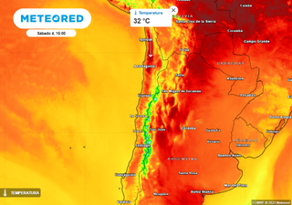 Vaguada costera y dorsal cálida se encargan de subir las temperaturas en el norte y centro de Chile