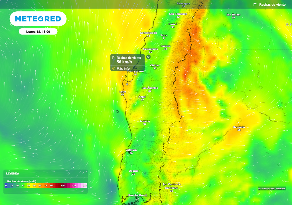 Pronóstico próxima semana en Chile centro sur, Meteored Pronóstico próxima semana en Chile centro sur, Meteored