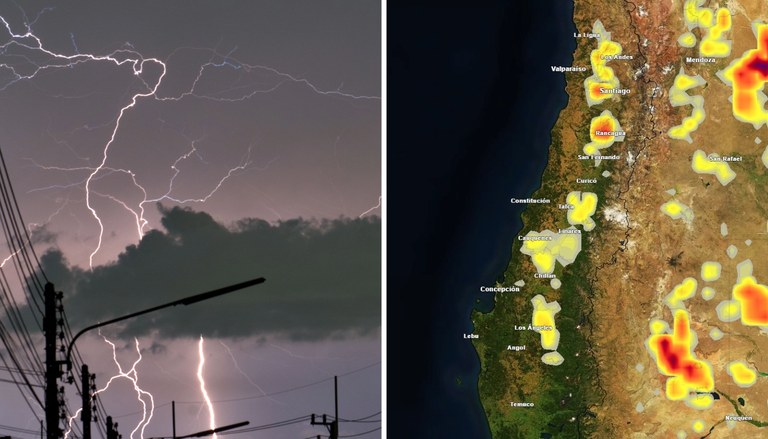Tormentas el&eacute;ctricas y granizos en Chile el fin de semana: estas regiones tendr&aacute;n lluvias y vientos de hasta 80 km/h