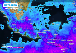 Vaguadas y ondas tropicales dejarán lluvias muy fuertes en México