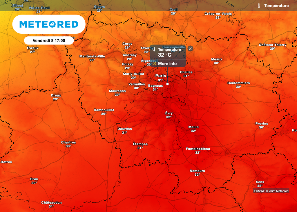 Vendredi : journée la plus chaude de la semaine !