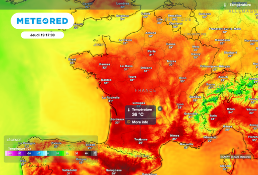 Pic de chaleur en fin de semaine en France : jusqu'à 37°C et des ...
