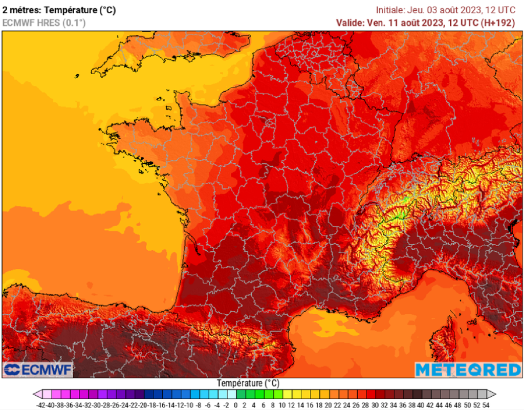 Malgré une baisse sensible après le pic de mercredi dans le sud-ouest, la chaleur persistera dans la plupart des régions en fin de semaine.