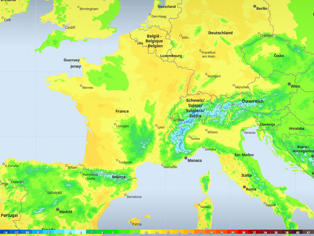 En début de semaine prochaine, la hausse des températures s'accentuera avec une ambiance devenant printanière.