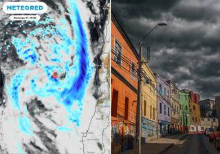 Valparaíso: fin de semana XL con chubascos, truenos y un lunes con lluvia recargada, según Meteored y ECMWF