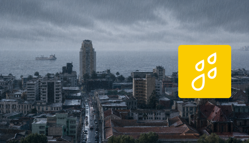 Valpara&iacute;so seguir&aacute; bajo la lluvia: nuevos frentes dejar&iacute;an hasta 90 mm, viento y nevadas hasta el mi&eacute;rcoles