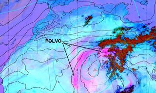Vasta borrasca de polvo sobre el Sahara: Canarias en el punto de mira