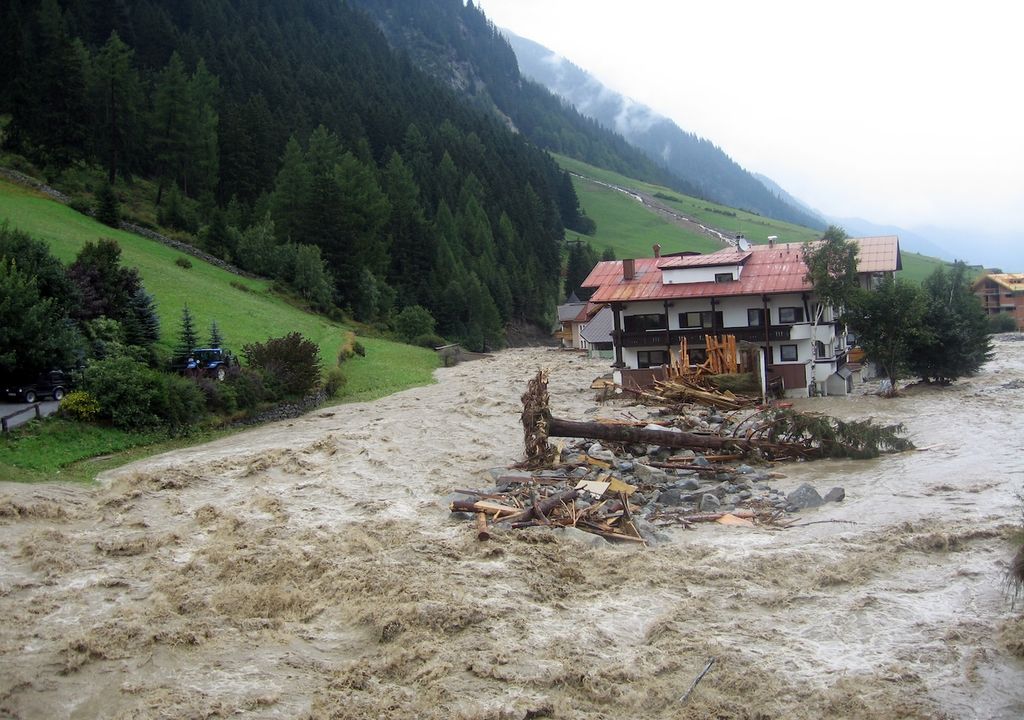 Hochwasser, Flüsse, Bäche, Ufer