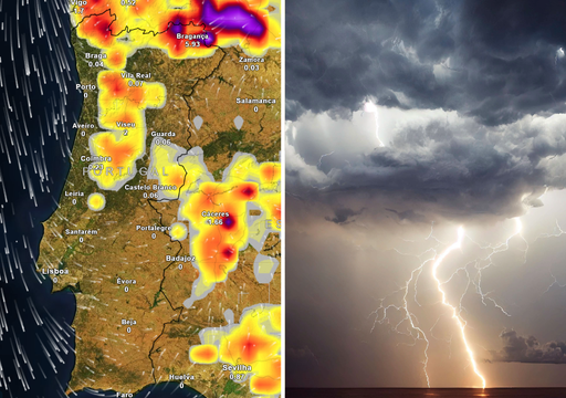 V&ecirc;m a&iacute; aguaceiros e trovoadas: mau tempo chegar&aacute; este s&aacute;bado 15 a esta pequena faixa do interior Norte de Portugal