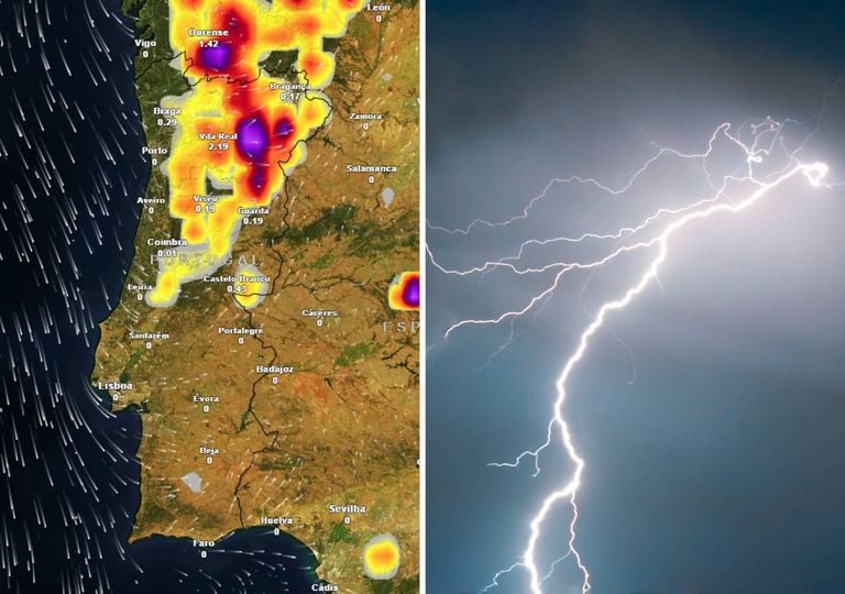V&ecirc;m a&iacute; cinco tardes de trovoadas que deixar&atilde;o aguaceiros fortes, granizo e rajadas intensas em Portugal
