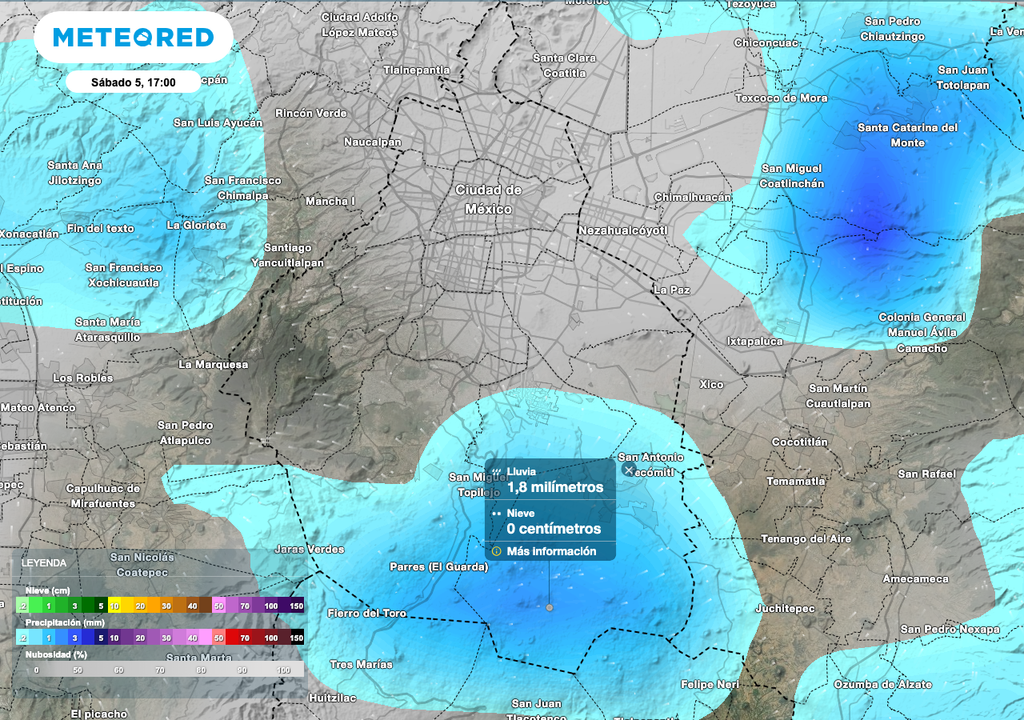 Lluvias sábado CDMX Lluvias sábado CDMX