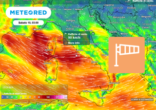 Venerdì 9 gennaio una tempesta di vento raggiungerà l'Italia, attenzione in queste regioni: attese raffiche a 100 km/h