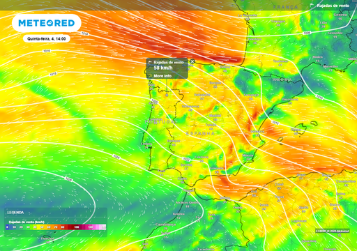 Vento, chuva, neve e grandes períodos de céu limpo: as mudanças bruscas de tempo que continuarão em Portugal