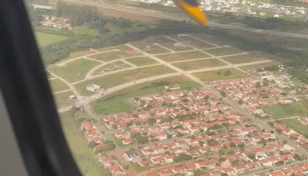 Piloto da Azul decide arremeter em Santa Maria para garantir segurança de 51 passageiros. Foto: Portal Rafael Menezes