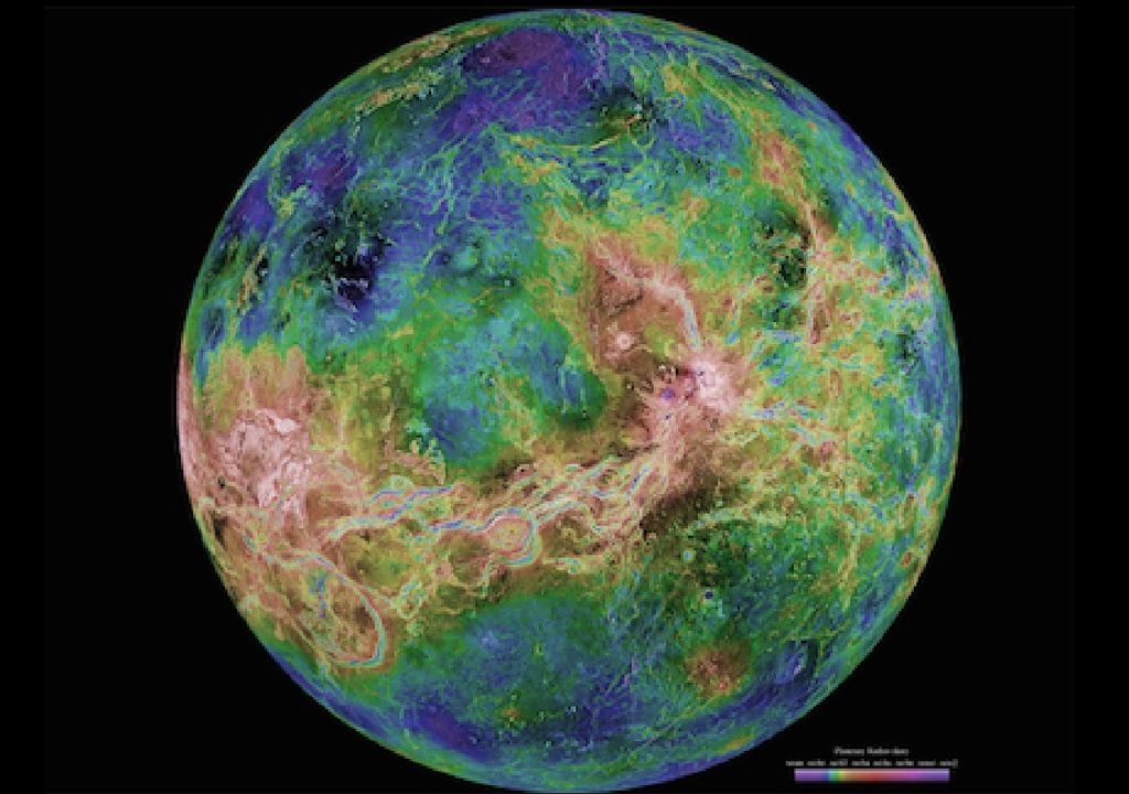 superficie de Venus planeta superficie de Venus planeta