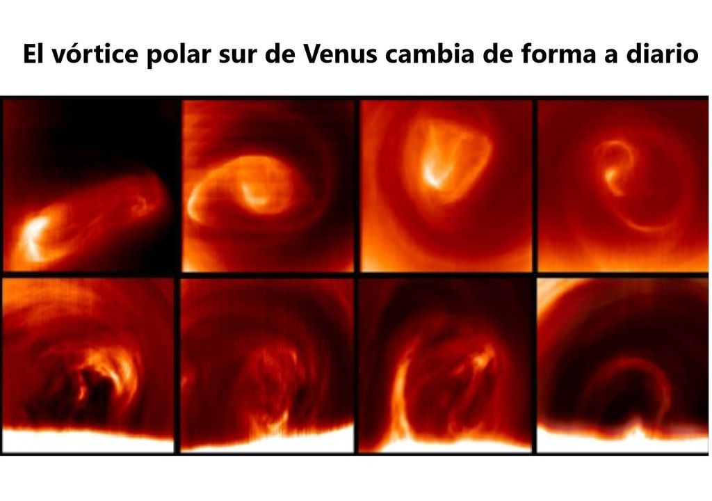 vórtice polar de Venus atmósfera vórtice polar de Venus atmósfera