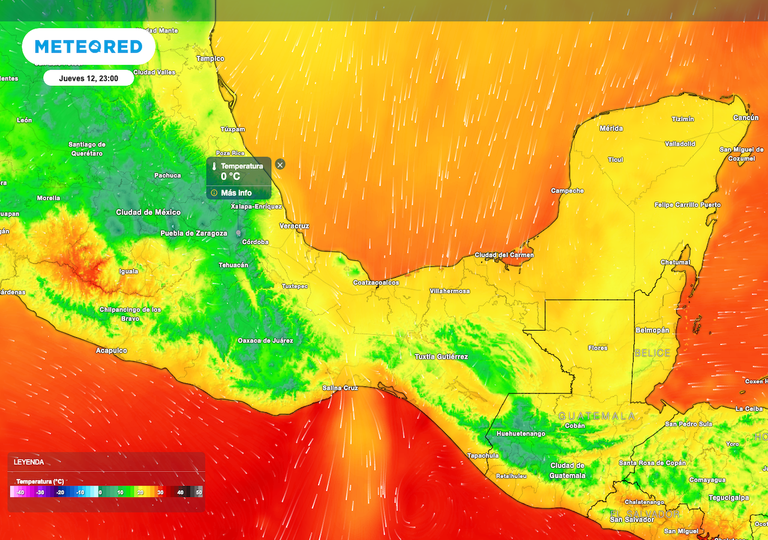 Veracruz con fr&iacute;o, aguaceros y un efectos de "Norte" para las pr&oacute;ximas horas