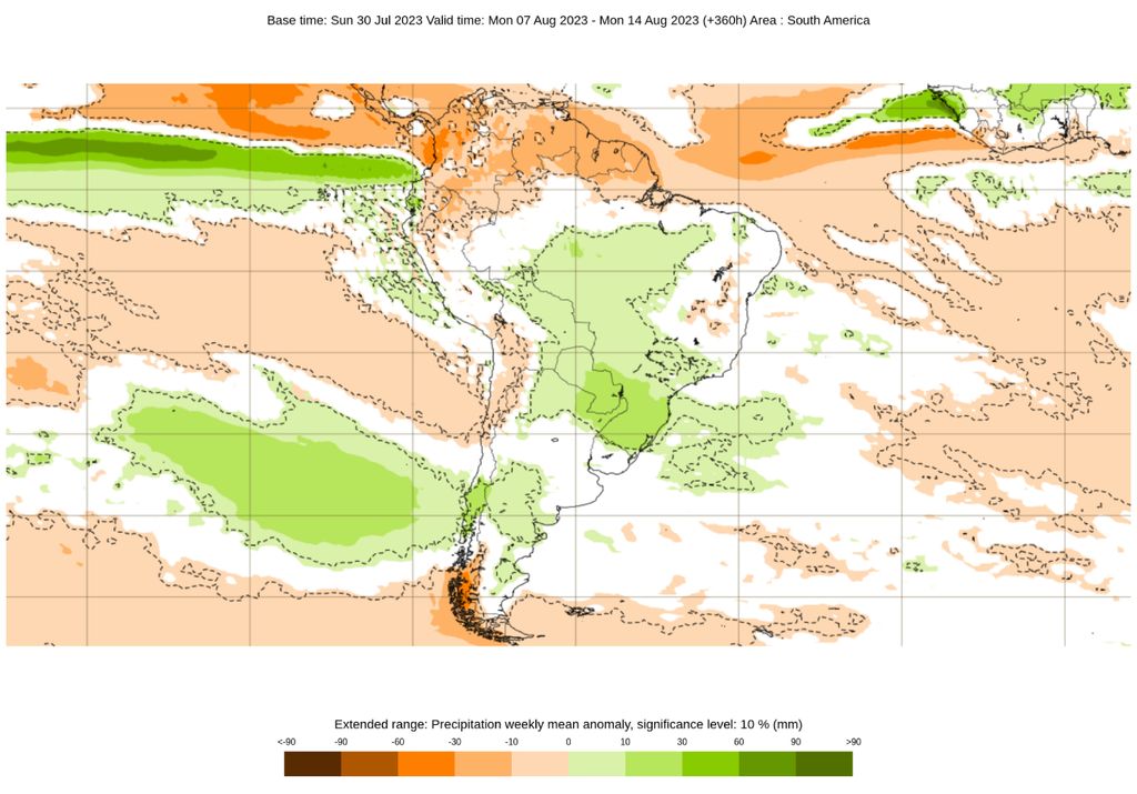 chuvas no Sudeste e Sul