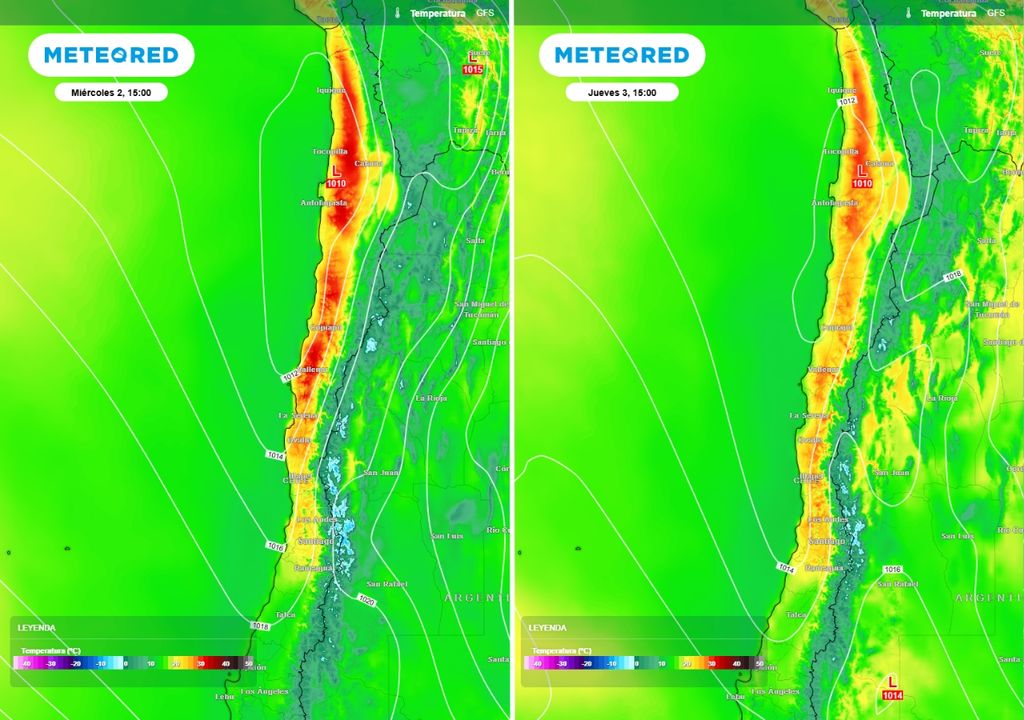 temperaturas previstas