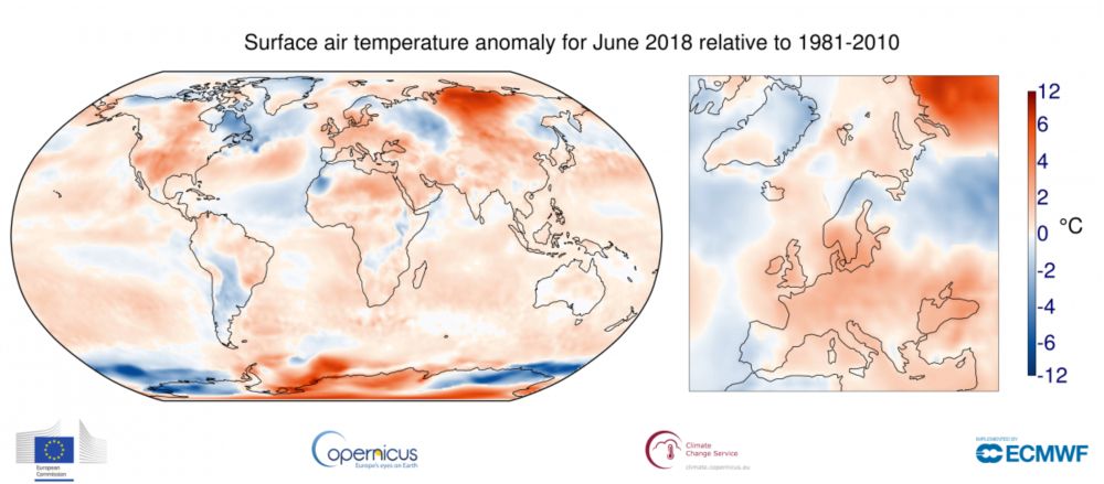 Cambio climático ola de calor récord temperatura