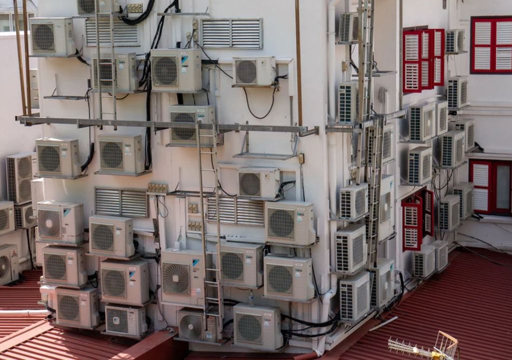 Hacinamiento de Acondicionadores