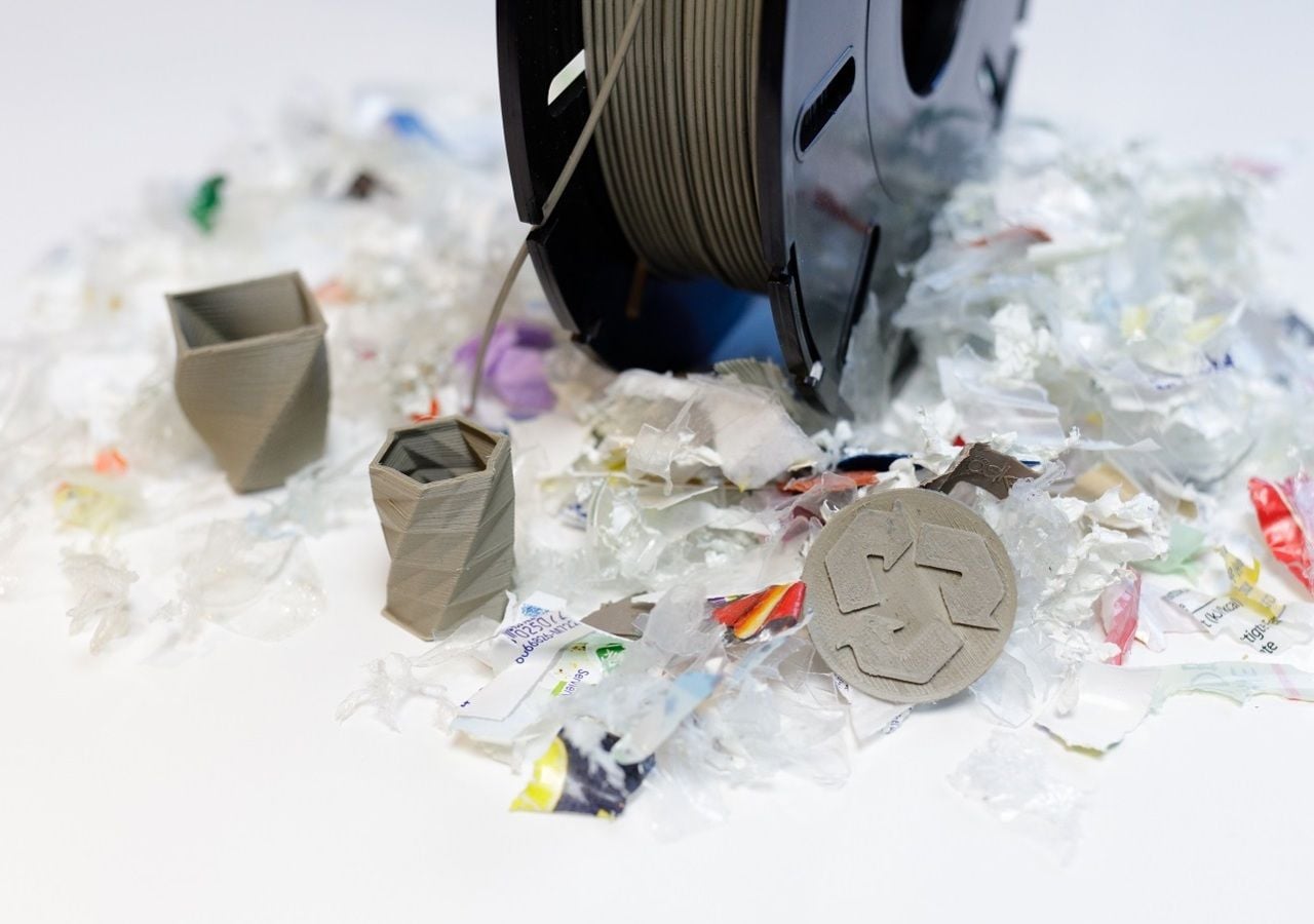Aufbereitetes Material für die additive Fertigung. Bild: Fraunhofer IFAM