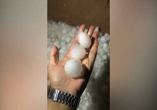 Verrücktes Wetter: Extremer Hagel in Saudi-Arabien!