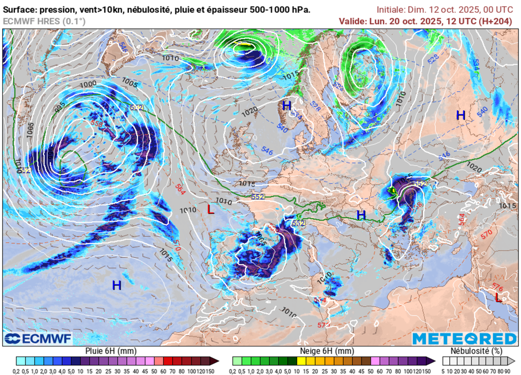 Météo à dominante dépressionnaire sur la France. Météo à dominante dépressionnaire sur la France.