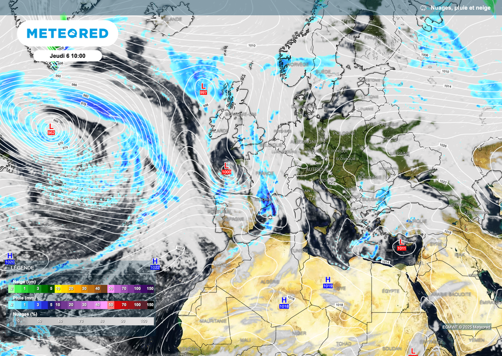Une situation à surveiller notamment près du bassin méditerranéen. Une situation à surveiller notamment près du bassin méditerranéen.