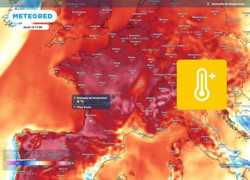 Vers un coup de chaud remarquable jeudi 15 octobre en France : des pointes &agrave; 28&deg;C &agrave; l&rsquo;ombre probables